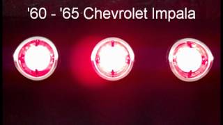 1960  1965 Impala Sequential LED Tail Lights by Easy Performance Products [upl. by Gnel]