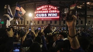 quotThe Cubs Win the World Series Everyone Goes Nutsquot [upl. by Yevi714]