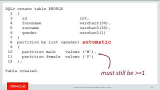 Interval partitioning for List partitions [upl. by Artined]