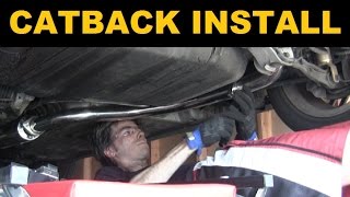 How To Install A Catback Exhaust  Project Integra [upl. by Assedo499]