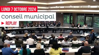 Conseil municipal de Mérignac du lundi 7 octobre 2024 [upl. by Regdor]