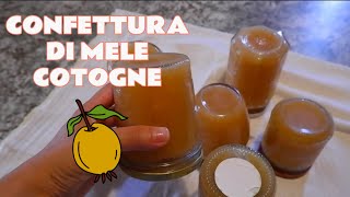 COME FACCIAMO LA MARMELLATA DI MELE COTOGNE🤗 [upl. by Nydroj]