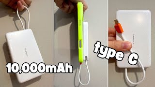 Torras PebbleLink MiniMag 10000mAh Type C WIRED Magnetic Power Bank  Demo  Review [upl. by Daus]