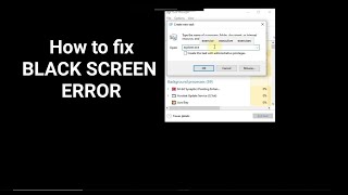 Fix Windows 10  11 Black Screen with Cursor 2025 [upl. by Yatnuahs]