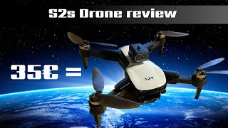 S2s Drone review  flight and camera test  35€ aliexpress drone [upl. by Imtiaz481]