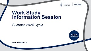 Work Study Program Summer 2024 Info Session [upl. by Shirlene]