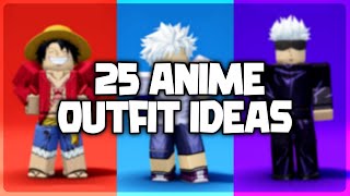 25 Anime Outfit Ideas Compilation roblox [upl. by Uon77]