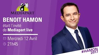 Benoît Hamon face à la rédaction de Mediapart [upl. by Pena]