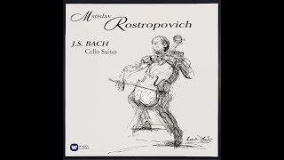 Rostropovich  Bach Cello Suite No 6 [upl. by Aynam]