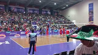 1er Set final mexico vs Puerto Rico Norceca Voleibol sub 17 [upl. by Seroled152]