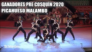 El picahueso malambo  Ganadores Pre cosquín 2020 Homenaje a los granaderos Sede junin [upl. by Aneetak]