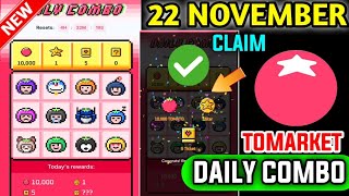 🍅Tomarket Airdrop Combo 22 November  Tomarket Daily Combo Today  Tomarket Secret Combo Today [upl. by Ennairda482]