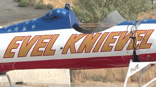 50 years later Evel Knievels rocket returns to the jump site in Twin Falls [upl. by Lello]