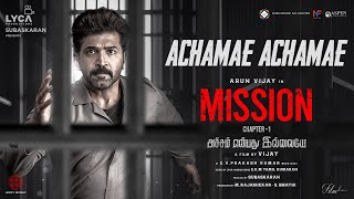 Mission Chapter 1  Achamae Achamae Lyric  Arun Vijay Amy Jackson  Vijay  GVPrakash Kumar [upl. by Bellis]