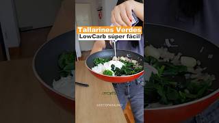 🍃 TALLARINES VERDES  Muy fácil de hacer 😱 keto [upl. by Oemac]