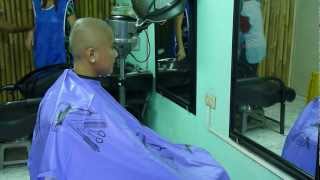 Preparing to shave head [upl. by Ahsar]