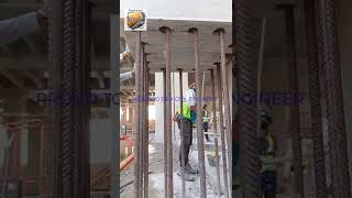 Precast Column Installation [upl. by Kcired620]