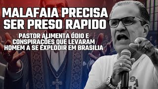 EXPLOSÃO EM BRASÍLIA MALAFAIA ATACA MORAES E INCITA ÓDIO E VIOLÊNCIA [upl. by Katonah]