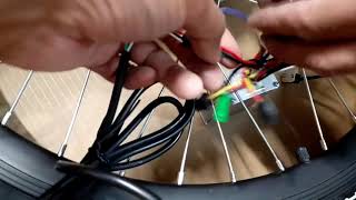 36V 250W electric bike kit connection part 2 [upl. by Lontson]