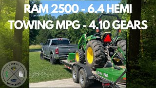 Ram 2500 64L Hemi Towing MPG with 410 Gear Ratio [upl. by Jaeger]