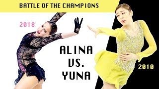 Alina Zagitova vs Yuna Kim Battle of The Champions Short Program [upl. by Clemmie]