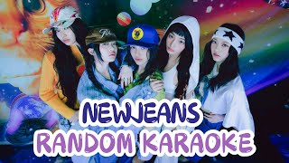 NEWJEANS RANDOM KARAOKE CHALLENGE [upl. by Niala]