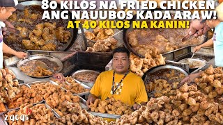 Kanto FRIED CHICKEN na Suka ang sawsawan Ubos ang 80 Kilos na MANOK at 40 Kilos na RICE kada ARAW [upl. by Aniratac]