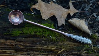 Making a Copper and Fossil Coffee Scoop [upl. by Bouton]