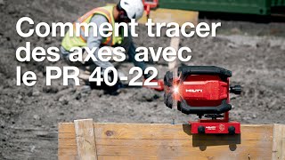 Comment construire un axe avec le 1er laser rotatif Nuron PR 4022 [upl. by Etiuqal]