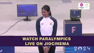 Rubina Francis wins historic Bronze medal for India  Paralympics Shooting Highlights  JioCinema [upl. by Azpurua214]