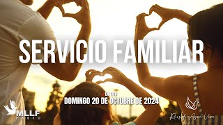 🔴DOMINGO 20 DE OCTUBRE DE 2024🌎 SERVICIO FAMILIAR [upl. by Bernelle174]