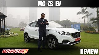 MG ZS EV Review in India  Hindi  MotorOctane [upl. by Olethea63]