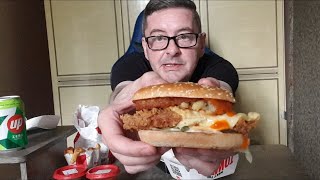 KFC Buffalo Tower Box Meal Review 😋 [upl. by Rocker700]