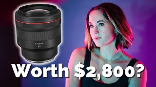 Canon RF 85mm F12 Review for Filmmakers 2024 [upl. by Neneek]