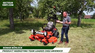 ARIENSCO  KIT HOMOLOGATION DE ROUTE POUR AUTOPORTEE ARIENS ZENITH ET ZENITH E AVEC ROMAN MÜHLEK [upl. by Annawaj]