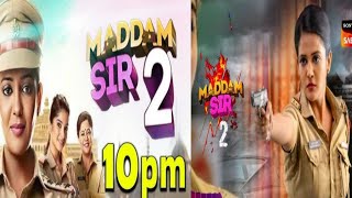 Madam Sir Season 2 Confirm Release Date on Sony Sab TV l madamsirserial gulkijoshi [upl. by Vieva]