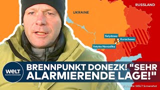 PUTINS KRIEG Ukrainer in Halbkessel quotExtrem alarmierendquot RussenDurchbruch auf 150km Front [upl. by Ringe]