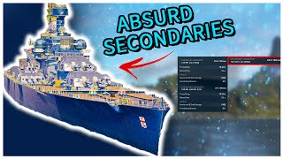 WTF Are these Secondaries 🤯 in World of Warships Legends [upl. by Nahtanaoj515]