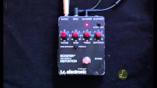 tc electronic booster  line driver amp distortion [upl. by Calder]