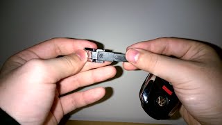 VW Touareg Emergency key blade removal [upl. by Edialeda]