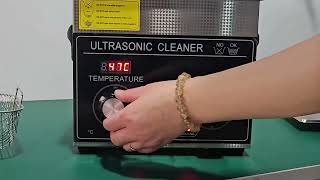 The Operation and Cleaning Effect of 3L Ultrasonic Cleaner [upl. by Rodrick]