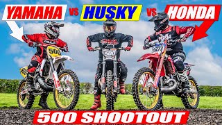 2024 500cc Two Stroke Dirt Bike Shootout  Tomasin T500 vs BRC 500s [upl. by Amber]