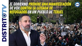 🔴Sánchez prohíbe una manifestación de Vox contra la llegada de refugiados en un pueblo de Teruel🔴 [upl. by Dominy]