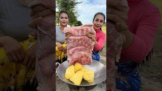 How to crispy pork with butter recipe shortvideo shorts cooking food recipe [upl. by Nolyad]