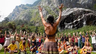 World Rainbow Gathering Nepal Come Back To Africa  Choir 2023 [upl. by Parshall719]