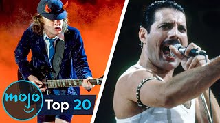 Top 20 Greatest Rock Bands [upl. by Sophia4]