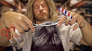 💈ASMR💈 most REALISTIC hipster barbershop haircut EVER [upl. by Cristina691]