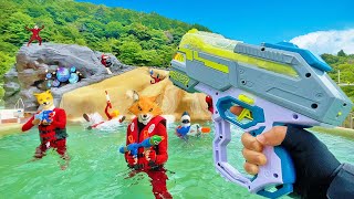 Nerf War  Water Park amp SPA Battle 5 Nerf First Person Shooter [upl. by Octavius]