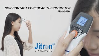 JITRON NON CONTACT FOREHEAD THERMOMETER JTMI603M [upl. by Phillip551]