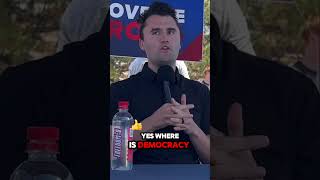 Is DEMOCRACY an American Value😱 Charlie Kirk debate [upl. by Yna]